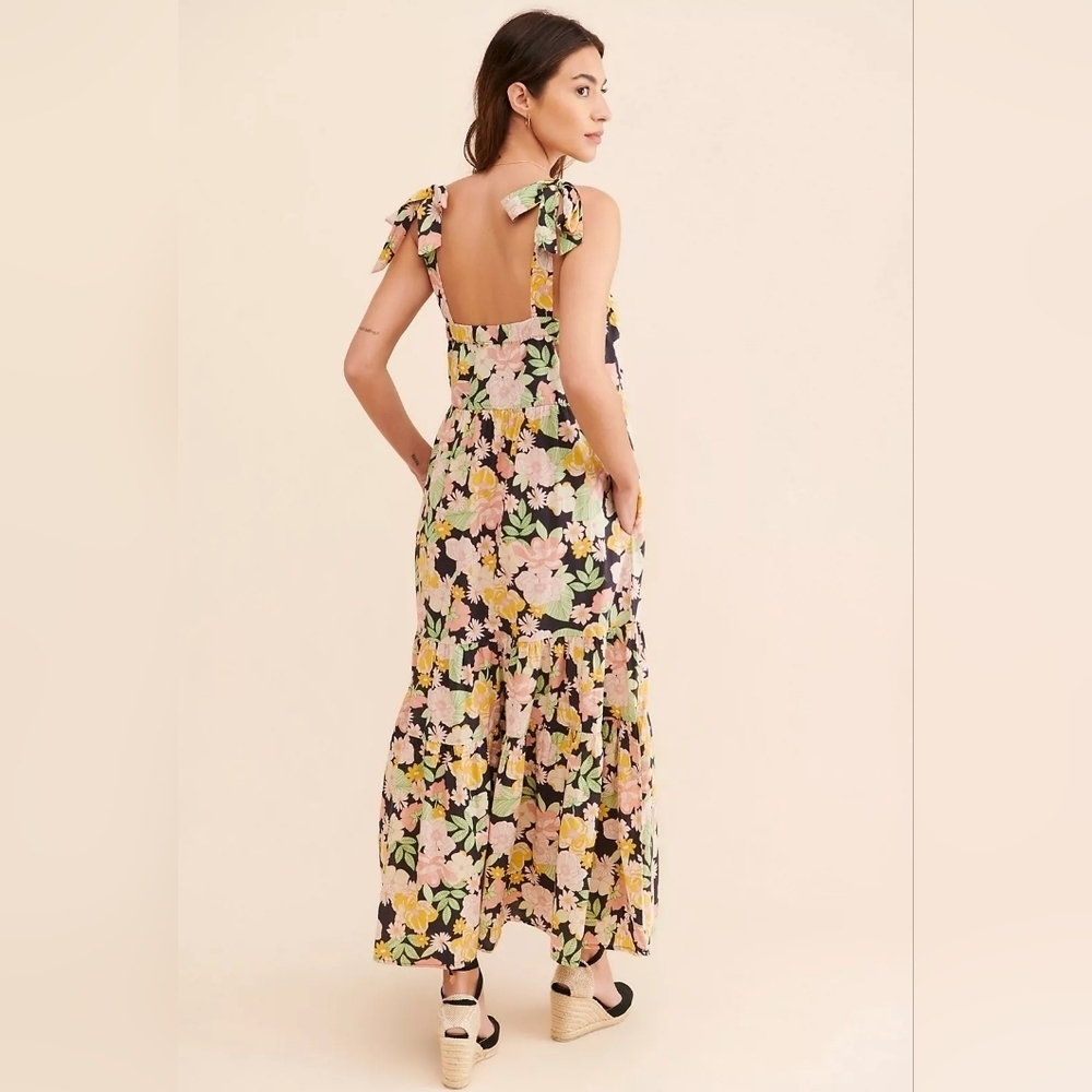 Anthropologie - Saltwater Luxe - Alanya Floral Maxi Dress - Picture 2 of 12
